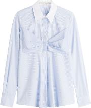 Cotton Shirt With Bow