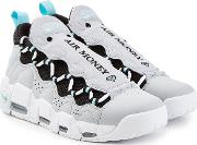 Air More Money Leather Sneakers