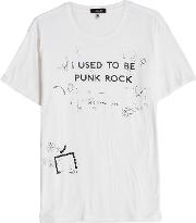 Punk Rock Scribble Boy Cotton Tee