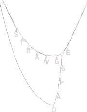 Strange Days Silver Necklace