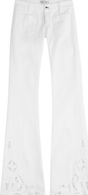Penelope Flared Jeans With Cut Out Detail