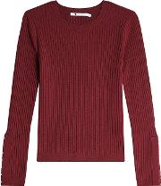 T By Alexander Wang Embellished Pullover With Wool 