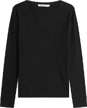 T By Alexander Wang Knit Pullover With Wool And Silk 