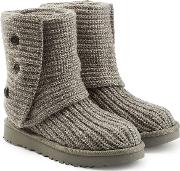 Ugg Australia Classic Cardy Ribbed Wool Boots 