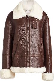 Leather And Shearling Jacket