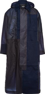 Patchwork Raincoat With Cotton