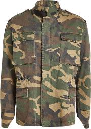 Camouflage Printed Cotton Jacket