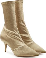 Satin Ankle Boots