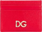 Leather Credit Card Holder With Dg Logo 