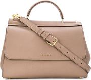 Medium Miss Sicily Leather Handbag 