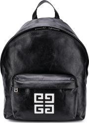Printed Leather Backpack 