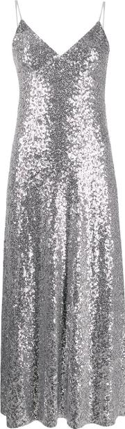 Overlapping Sequin Dress 
