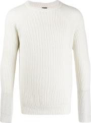 Wool Ribbed Knit Sweater 