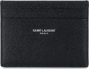 Logo Leather Credit Card Holder 