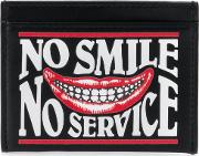 No Smile No Service Printed Card Holder 