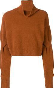 Cropped Turtle Neck Sweater 