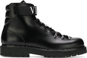 Vltn Leather Boots 