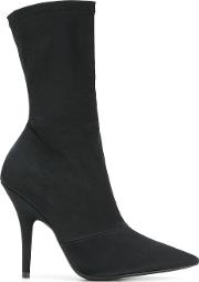 Ankle Boot In Stretch Satin 
