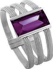 So Insomnight 3 Row Purple Crystal Bracelet 2610649