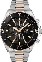 Mens Ocean Edition Chronograph Two Tone Bracelet Watch 1513705