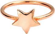 rose gold plated luna soul star small ring rrstar1287