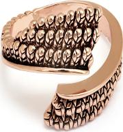 Bodhi Rose Gold Plated Adjustable Garuda Ring Crrt0503ar