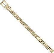 Gold Plated Cubic Zirconia Set Expandable Bracelet Nj1924040