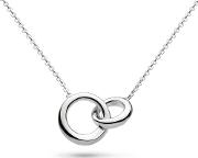 Sterling Silver Bevel Curve Ring Necklace 9188hp020