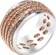Celeste Silver & Rose Gold Vermeil Wrap Ring 5045.5059 N
