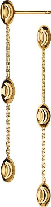 Essentials Gold Plated Beaded Drop Earrings 5040.2981
