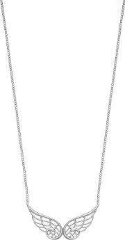 Angel Silver Double Wing Necklace 145303010