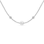 Bella Silver Single Pearl Necklace 142656010