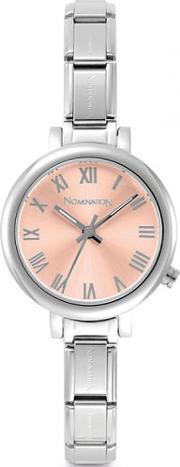 Classic Paris Pink Sunray Dial Bracelet Watch 076010014