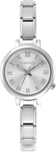 Classic Paris Silver Sunray Dial Bracelet Watch 076010017