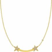 Stella Gold Plated Star Plate Necklace 146710012