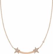 Stella Rose Gold Plated Star Plate Necklace 146710011