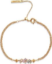 Rainbow Bee Gold Plated Chain Bracelet Objamb80