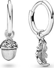 Acorn & Leaf Hoop Earrings 298603c01