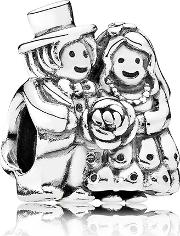 Silver Bride And Groom Charm 791116