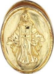 Gold Plated Oval Madonna 5008860