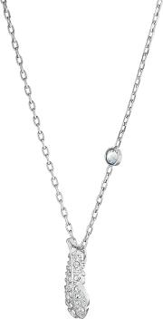 Naughty Mini White Crystal Necklace 5512365
