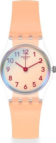Ladies Casual Pink Rubber Strap Watch Lk395