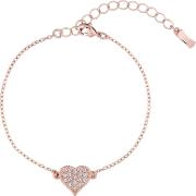 Henya Hidden Heart Rose Gold Finish Pave Bracelet Tbj2176 24 02