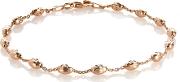 Rose Gold Plated 7 Faceted Bead Bracelet Re7rse