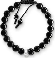 Black Bead Bracelet X0157 023 11