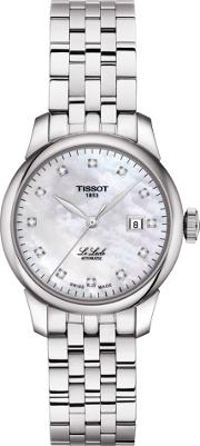 Ladies T Classic Le Locle Automatic Lady Diamond Bracelet Watch T006.207.11.116.00