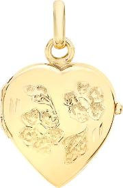 9ct Gold Heart Daisy Locket Chain 1 65 1713