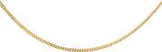 Sterling Silver Gold Plated 20 Flat Curb Chain Cu2dc0350.50