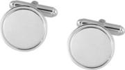 Sterling Silver Round Edged Toggle Cufflinks Lh42 Rdl