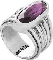 'looping' Purple Crystal Ring Ani0534mormtlol N